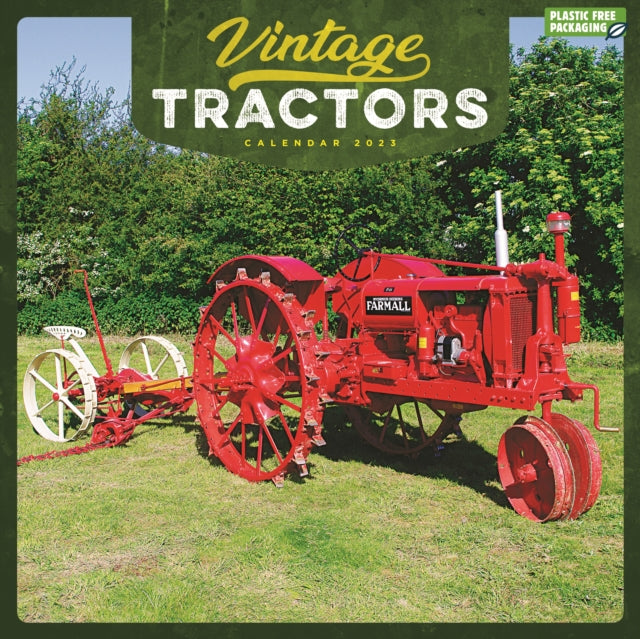 Vintage Tractors Square Wall Calendar 2023-9781529823639