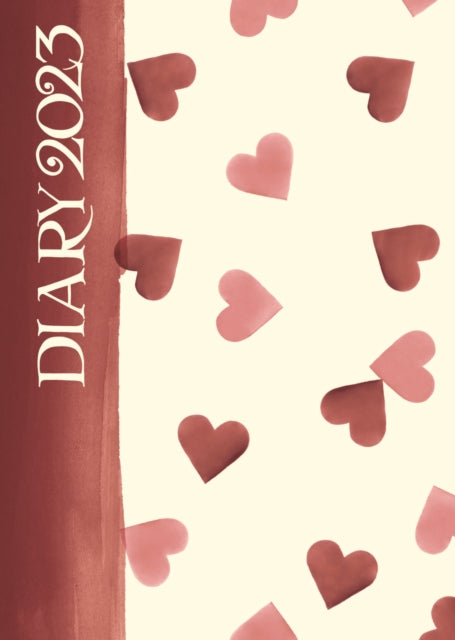 Emma Bridgewater Pink Hearts A6 Diary 2023-9781529823813