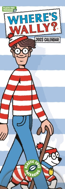 Where's Wally Slim Calendar 2023-9781529824131