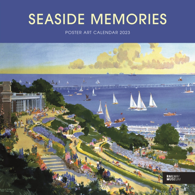 Seaside Memories National Railway Museum Square Wiro Wall Calendar 2023-9781529824926