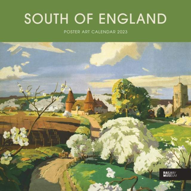 South of England Poster Art National Railway Museum Square Wiro Wall Calendar 2023-9781529824933