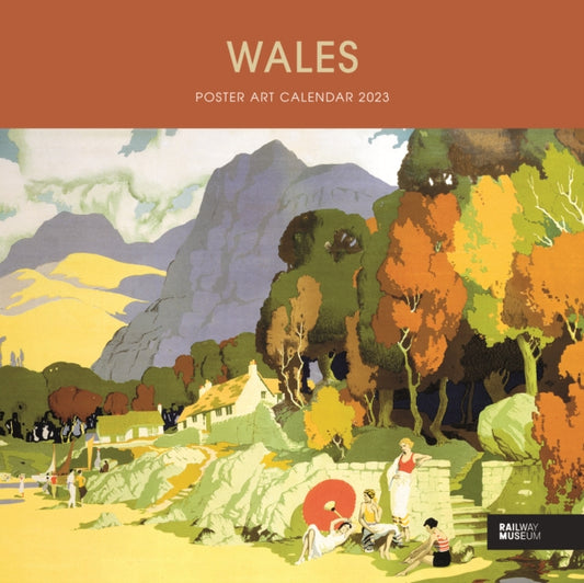 Wales Poster Art National Railway Museum Square Wiro Wall Calendar 2023-9781529824995