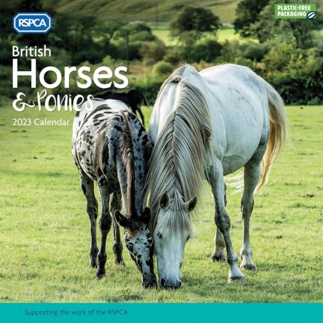 British Horses & Ponies, RSPCA Square Wall Calendar 2023-9781529825190