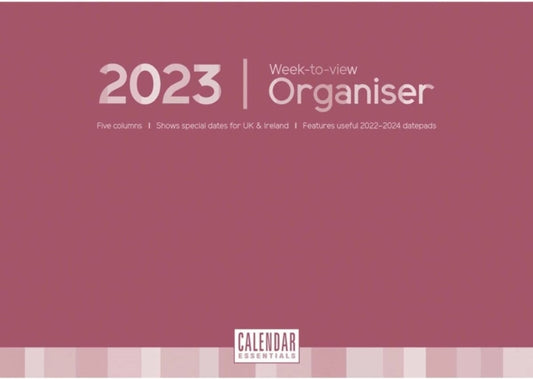 Essential Family Organiser Week-to-View A4 Planner Calendar 2023-9781529825251