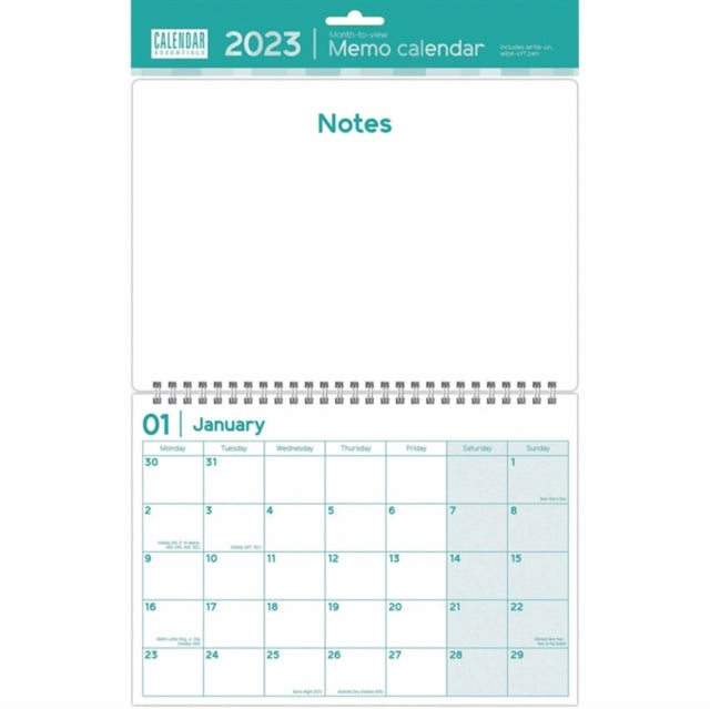 Essential Memo A3 Planner Calendar 2023-9781529825268