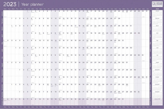 Essential Roll Planner Calendar 2023-9781529825282