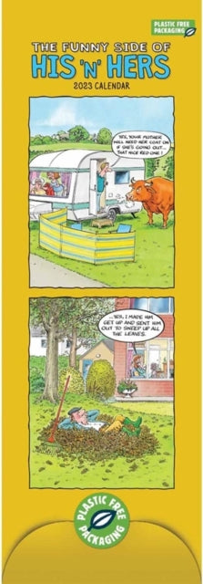 Funny Side of His n Hers Slim Planner Calendar 2023-9781529825336