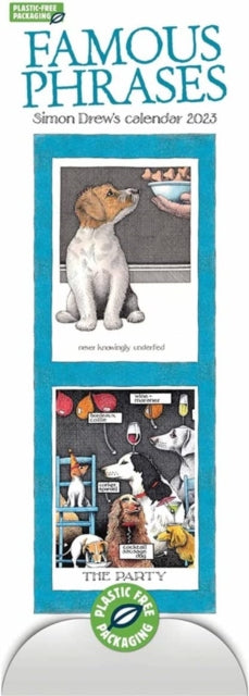 Simon Drews Famous Phrases Slim Calendar 2023-9781529825459