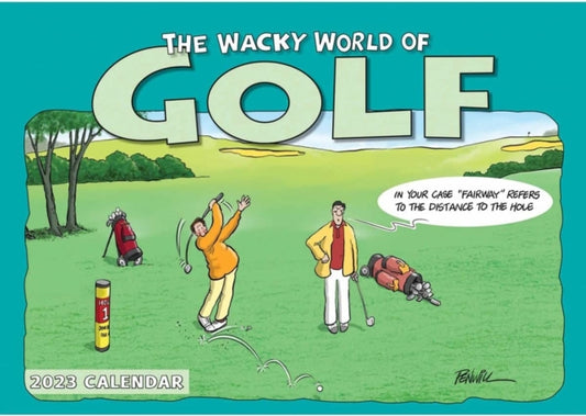 Wacky World of Golf A4 Calendar 2023-9781529825800