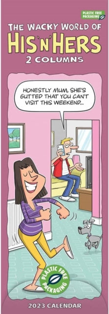 Wacky World of His n Hers Slim Planner Calendar 2023-9781529825817