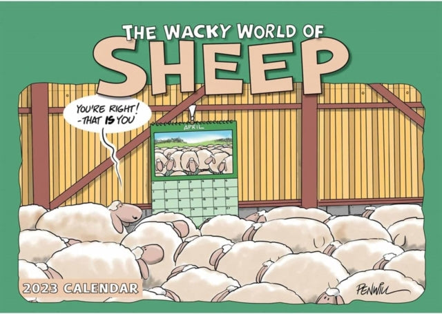 Wacky World of Sheep A4 Calendar 2023-9781529825855