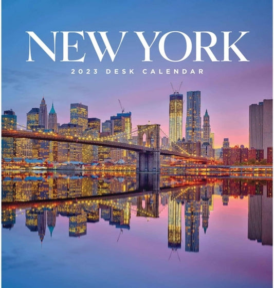 New York Easel Desk Calendar 2023-9781529826029