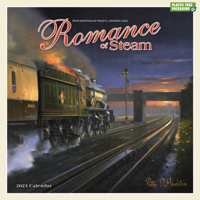 Romance of Steam Square Wall Calendar 2023-9781529826517