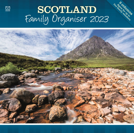 Scotland Family Organiser Square Wall Planner Calendar 2023-9781529827668