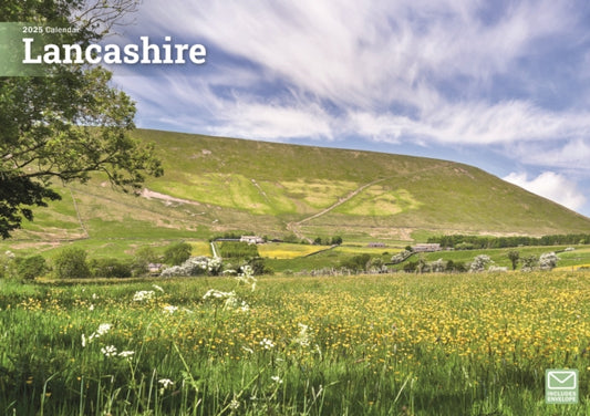 Lancashire A4 Calendar 2025-9781529840179