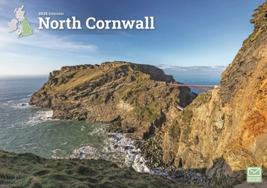 North Cornwall A4 Calendar 2025-9781529840308