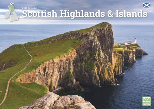 Scottish Highlands & Islands A4 Calendar 2025-9781529840445