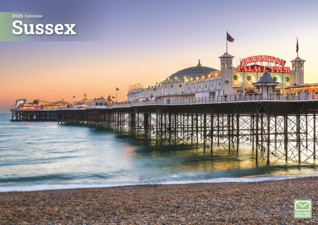 Sussex A4 Calendar 2025-9781529840582