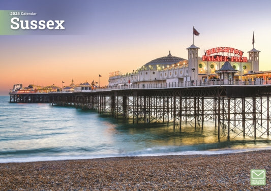 Sussex A4 Calendar 2025-9781529840582