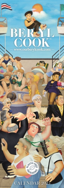 Beryl Cook Slim Calendar 2025-9781529841299