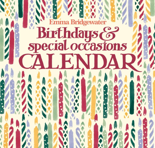 Emma Bridgewater Birthday Candles Perpetual Midi Calendar 2025-9781529841329
