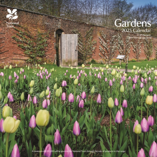 National Trust Gardens Square Wall Calendar 2025-9781529841480