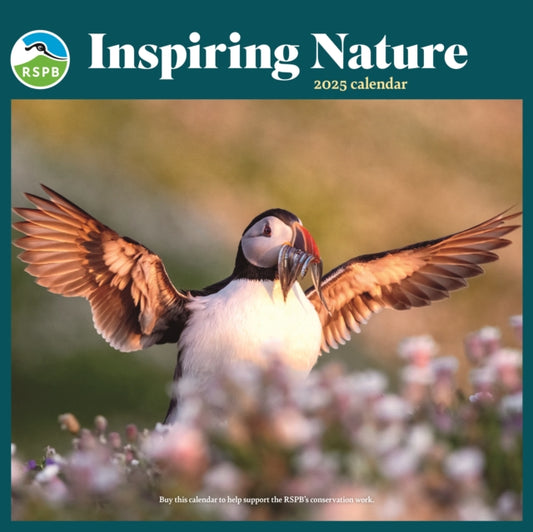 RSPB Inspiring Nature Photo Competition Wiro Wall Calendar 2025-9781529841572