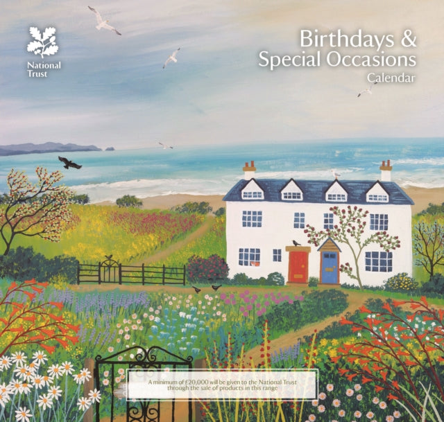 National Trust, Birthday Perpetual Midi Calendar 2025-9781529841794