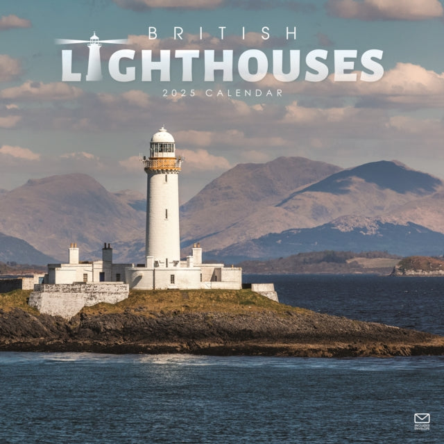 British Lighthouses Square Wall Calendar 2025-9781529841961