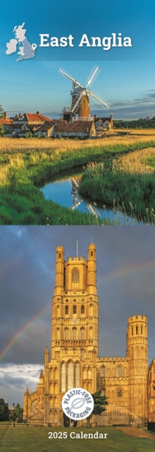 East Anglia Slim Calendar 2025-9781529842128