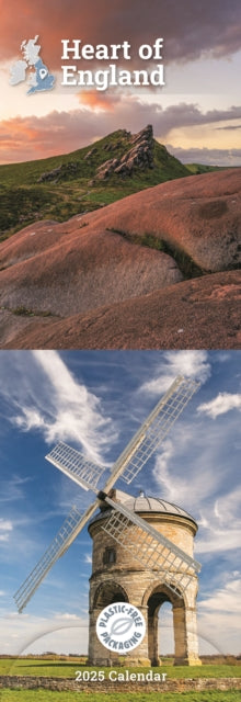 Heart Of England Slim Calendar 2025-9781529842241