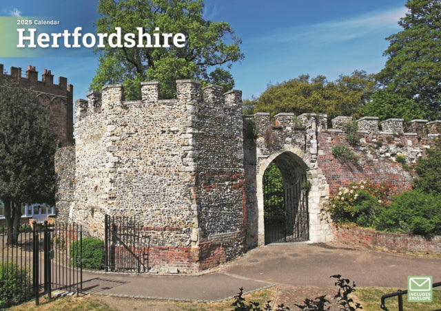 Hertfordshire A4 Calendar 2025-9781529842258