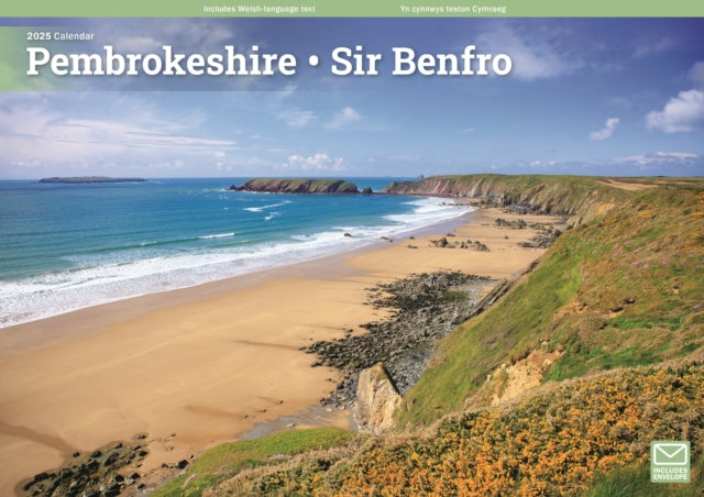 Pembrokeshire A4 Calendar 2025-9781529842593