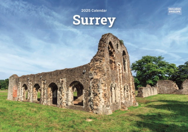Surrey A5 Calendar 2025-9781529842753