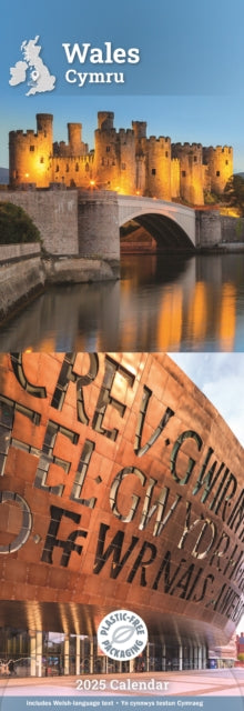 Wales Slim Calendar 2025-9781529842814