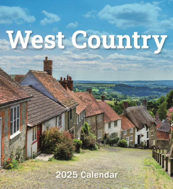 West Country Mini Easel Desk Calendar 2025-9781529842838