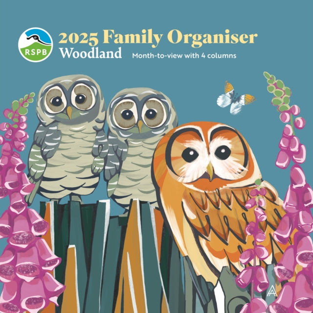 RSPB Household Planner Wall Calendar 2025-9781529842890