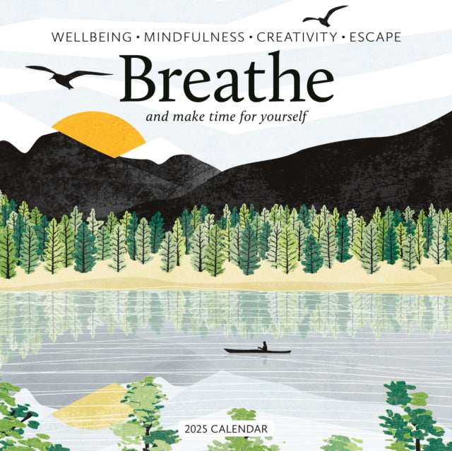 Breathe Square Wall Calendar 2025-9781529842982