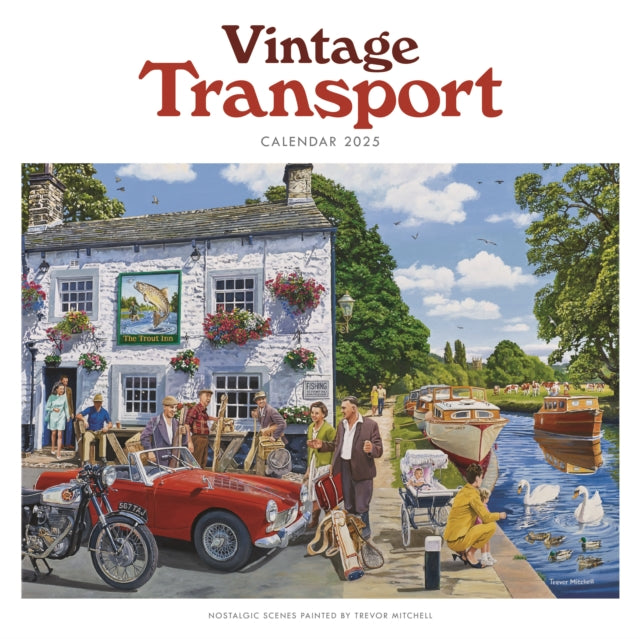 Vintage Transport, Trevor Mitchell Wiro Wall Calendar 2025-9781529843293
