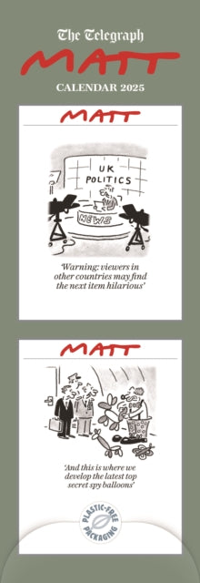 Matt Slim Calendar 2025-9781529843309