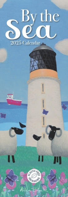 By The Sea Slim Calendar 2025-9781529843385