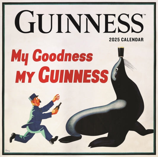 Guinness, Poster Art Square Wall  Calendar 2025-9781529843897