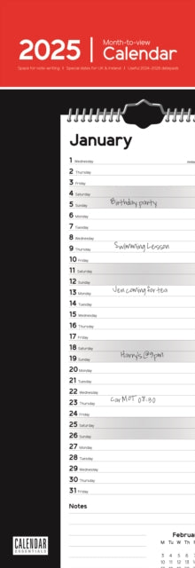 Essential Slim Calendar 2025-9781529844610