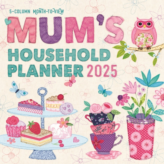 Mums Fabric Household Planner Wall Calendar 2025-9781529844627