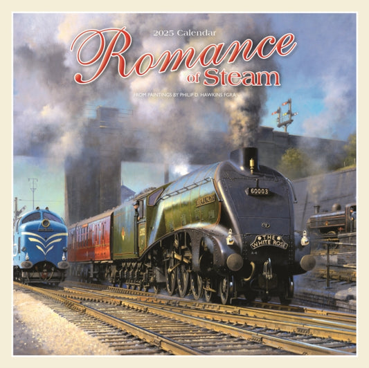 Romance of Steam Square Wall Calendar 2025-9781529845242