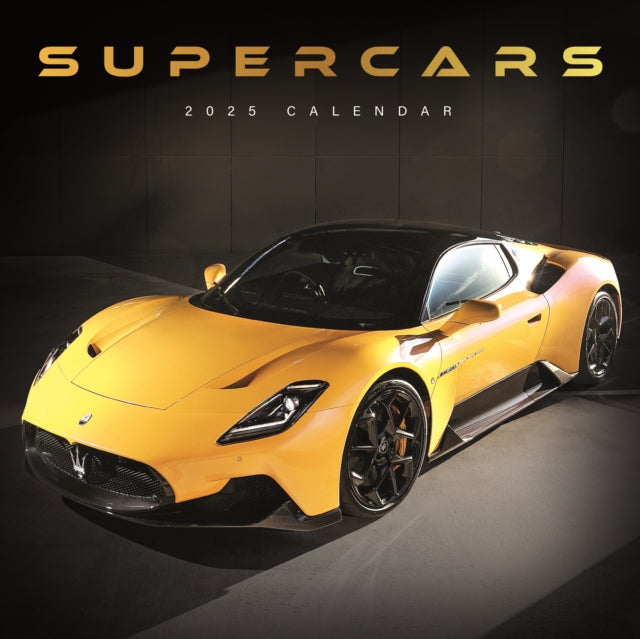 Supercars Square Wall Calendar 2025-9781529845266