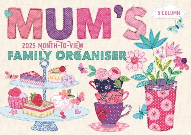 Mums Fabric & Buttons Planner A4 Calendar 2025-9781529845532