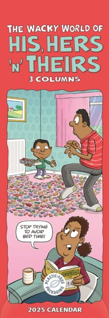 Wacky World of His, Hers and Theirs Planner Slim Calendar 2025-9781529845730