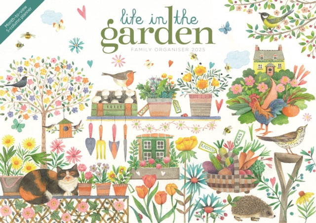 Life in the Garden Planner A4 Calendar 2025-9781529846089