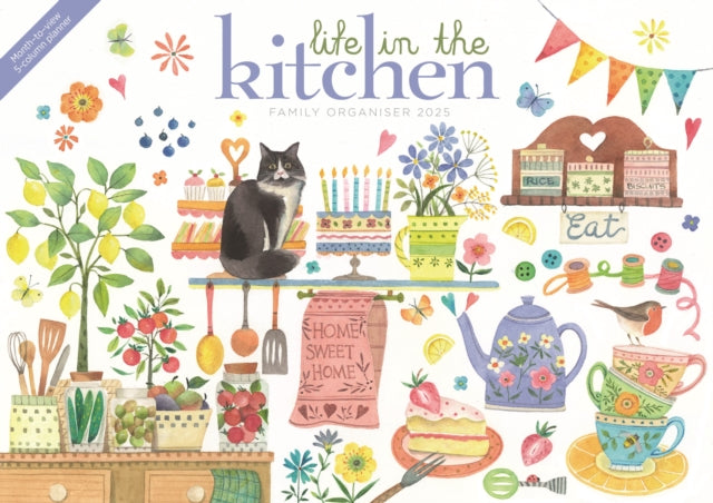 Life in the Kitchen Planner A4 Calendar 2025-9781529846096